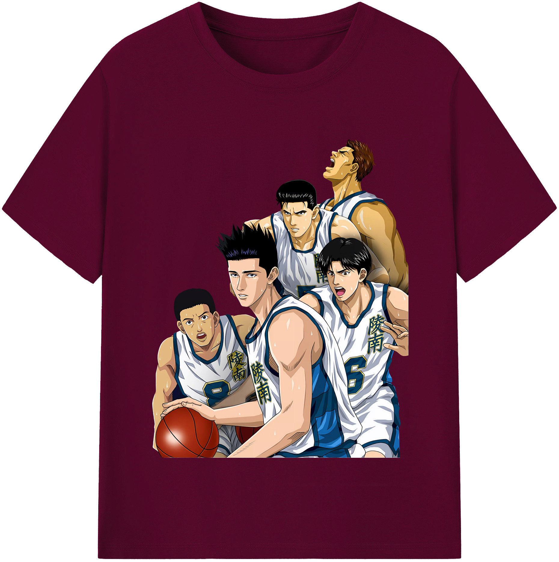 （画像用） SLAM DUNK／スラムダンク レディースカジュアルプリントTシャツ（綿100％）